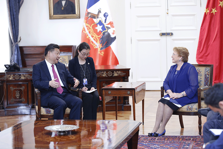 IMAGES: Xi in Chile