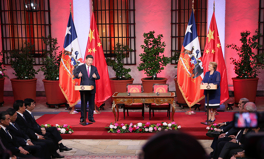 IMAGES: Xi in Chile