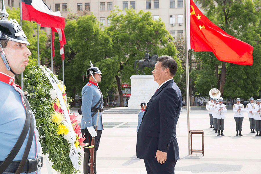 IMAGES: Xi in Chile