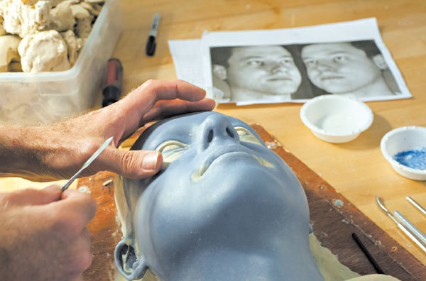 As a step toward his goal of creating avatars, Dmitry Itskov, a Russian multimillionaire, has commissioned a robotic copy of his own head. Brandon Thibodeaux for The New York Times Salvation, through avatars