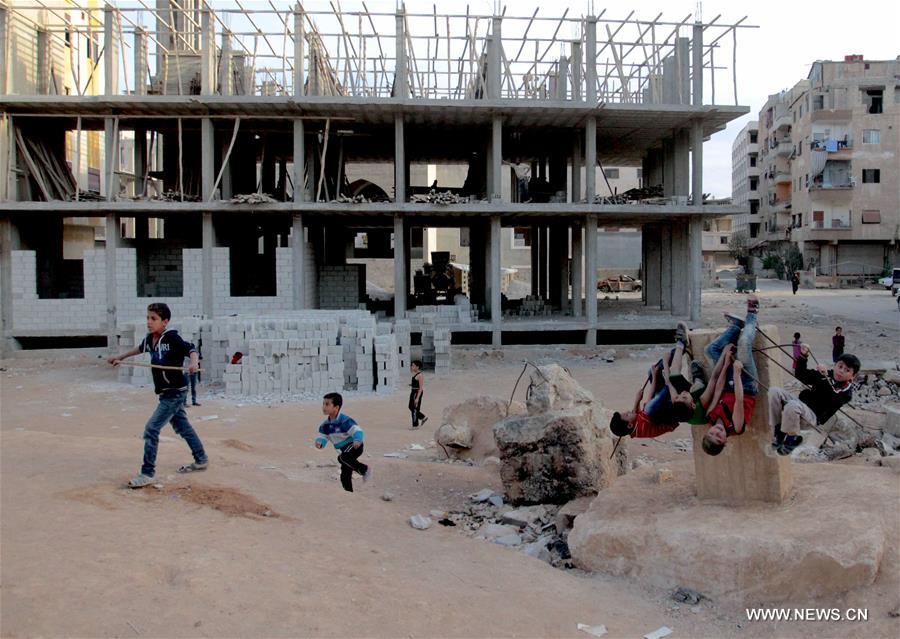 Daily life of children in Syria