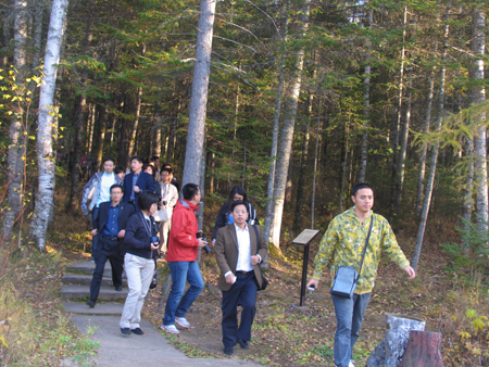 “第三屆龍江行”采訪團(tuán)抵達(dá)伊春，感受“森林氧吧”